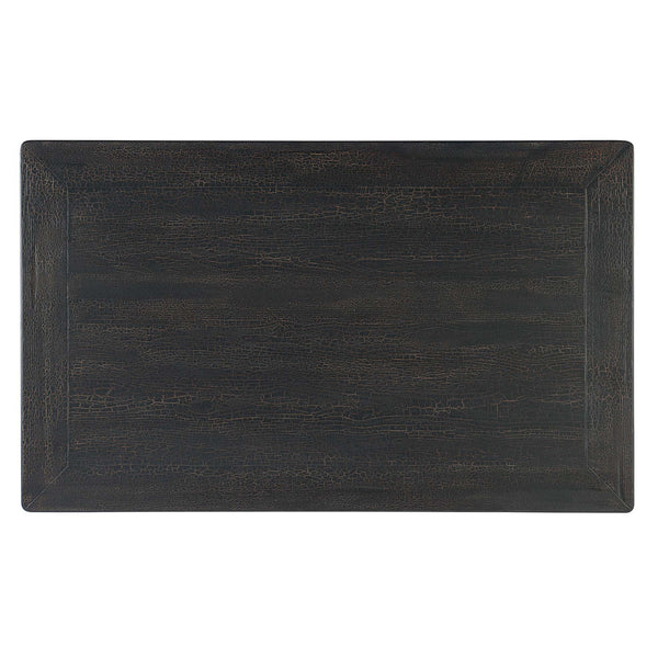 Home Fashion Big Sky Turned Leg Cocktail Table Charred Timber