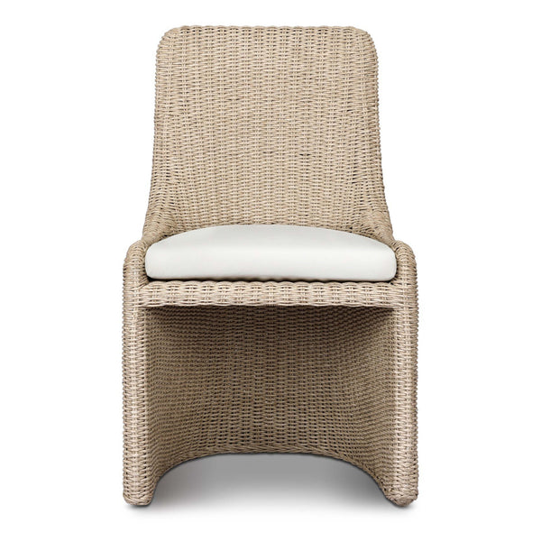 Home Fashion Blaire Outdoor Dining Chair Arashi Salt/Vintage White Set Of 2 By Four Hands