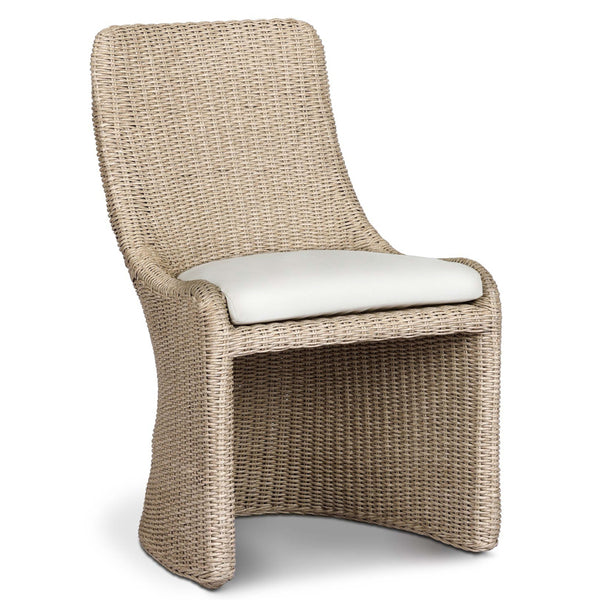 home fashion Blaire Outdoor Dining Chair Arashi Salt/Vintage White Set of 2 by Four Hands