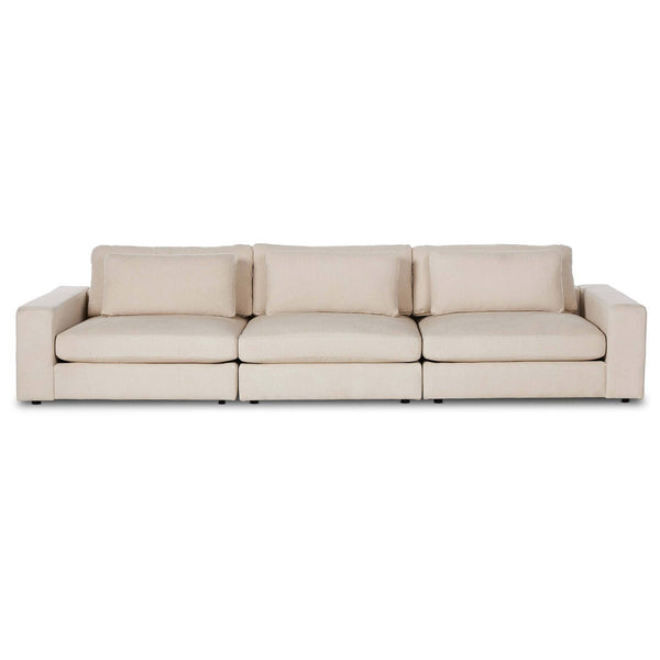home fashion Bloor 3 Piece Sofa Clairmont Sand by Four Hands