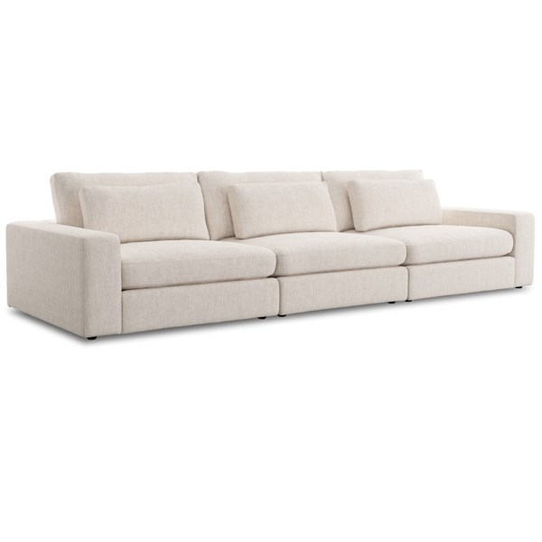Home Fashion Bloor 3 Piece Sofa Essence Natural By Four Hands