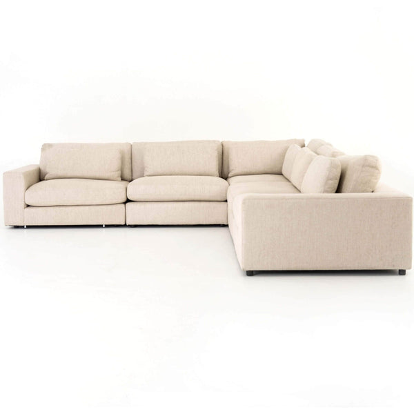 Home Fashion Bloor 5 Piece Sectional Essence Natural By Four Hands