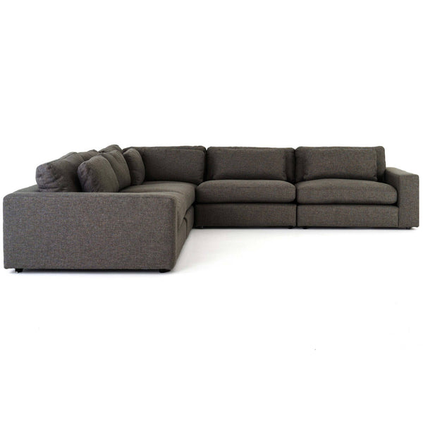Home Fashion Bloor 5-Piece Sectional Landale Charcoal By Four Hands