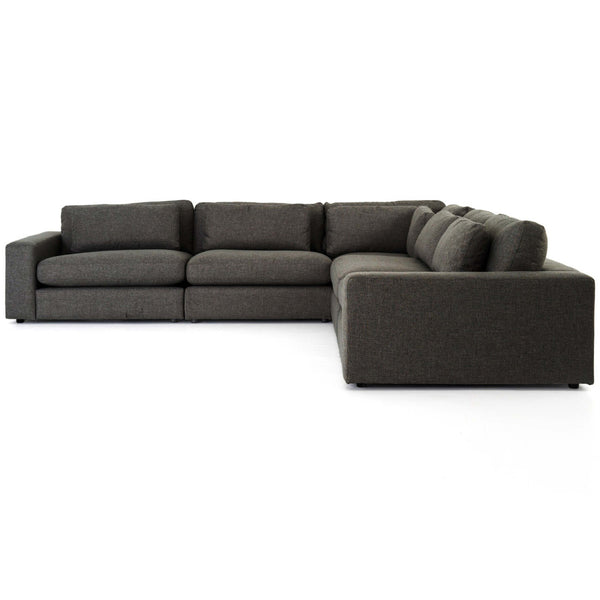 Home Fashion Bloor 5-Piece Sectional Landale Charcoal By Four Hands
