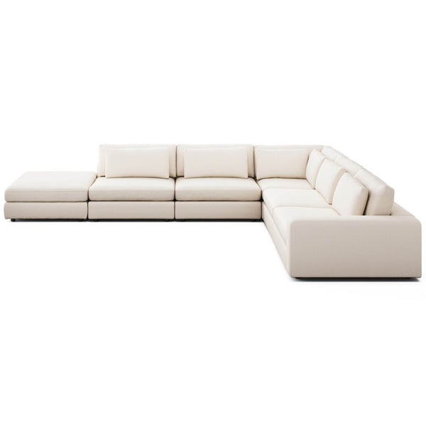 Home Fashion Bloor 5 Piece Sectional Nomad Marshmallow By Four Hands
