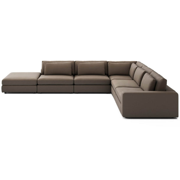 Home Fashion Bloor 5 Piece Sectional Savoy Coffee By Four Hands
