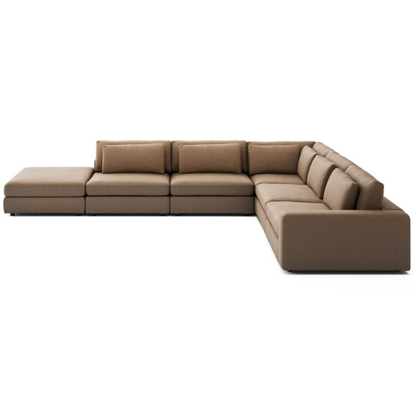 Home Fashion Bloor 5 Piece Sectional Savoy Ochre By Four Hands