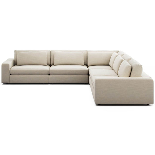 home fashion Bloor 5 Piece Sectional Savoy Parchment by Four Hands