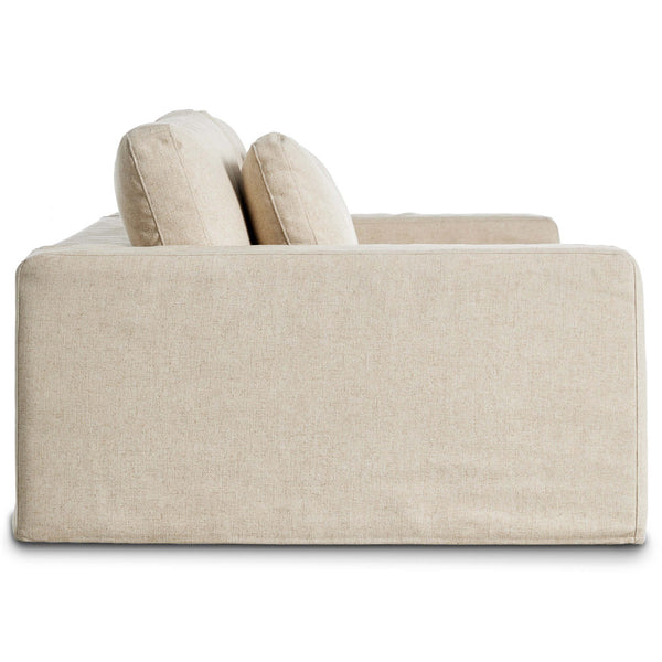 Home Fashion Bloor 98" Slipcover Sofa Antwerp Natural By Four Hands