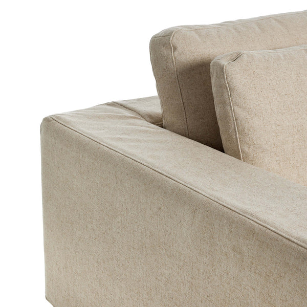 Home Fashion Bloor 98" Slipcover Sofa Antwerp Natural By Four Hands