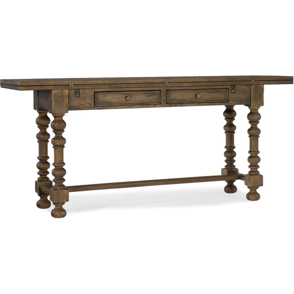 home fashion Bluewind Flip-Top Console Table Saddle Brown