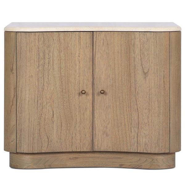 Home Fashion Boa Nightstand Cream Marble By Four Hands