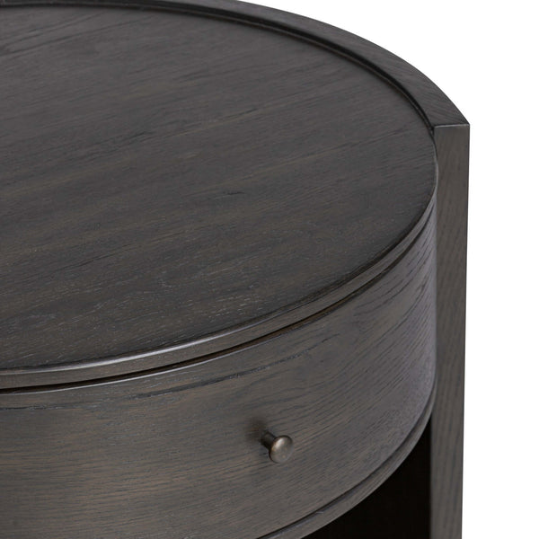 Home Fashion Bode Nightstand Smoked Black By Four Hands
