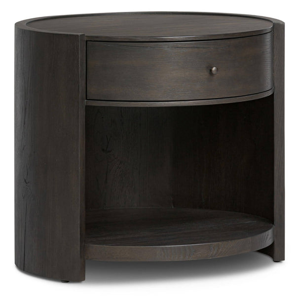 home fashion Bode Nightstand Smoked Black by Four Hands