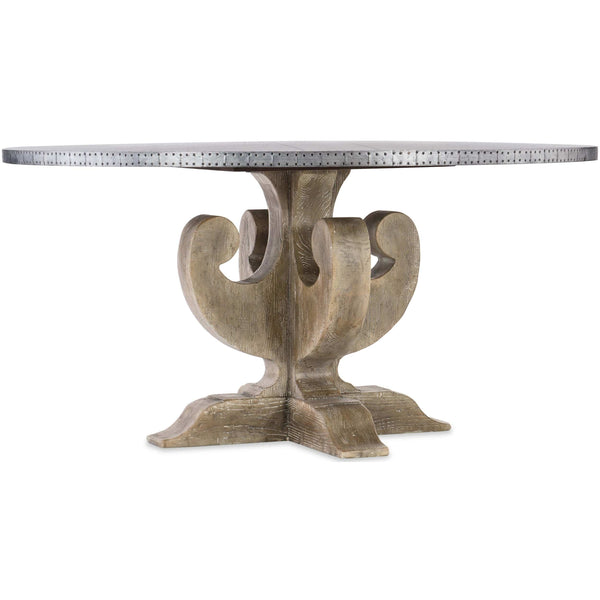 Home Fashion Boheme Ascension Zinc Round Dining Table