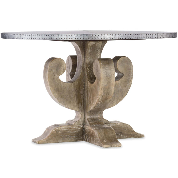 home fashion Boheme Ascension Zinc Round Dining Table