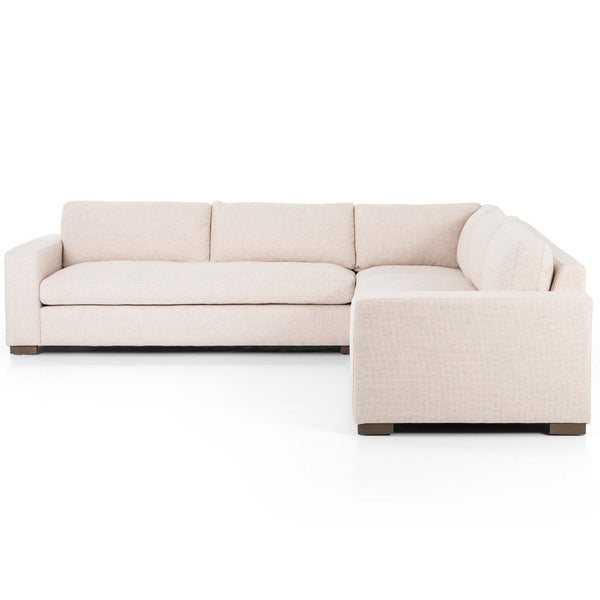 Home Fashion Boone Small Sectional Thames Cream By Four Hands