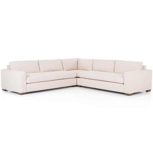 Home Fashion Boone Small Sectional Thames Cream By Four Hands
