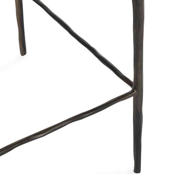 Home Fashion Bose Leather Counter Stool Cocoa Brown