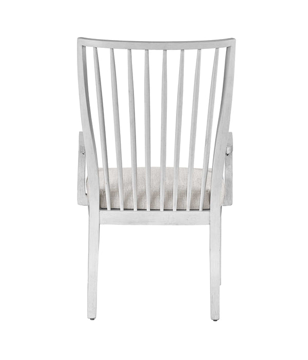 Home Fashion Bowen Arm Chair Dove Wing/Picket Fence