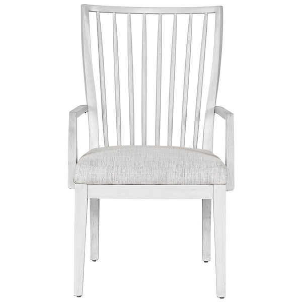 Home Fashion Bowen Arm Chair Dove Wing/Picket Fence