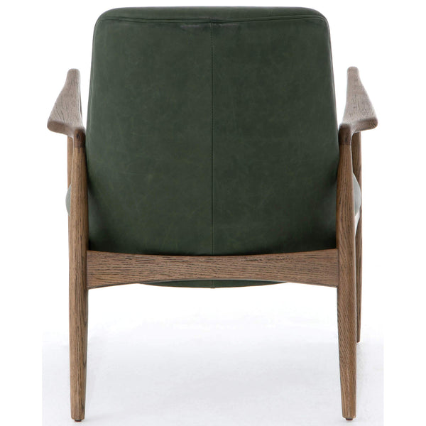 Home Fashion Braden Leather Chair Eden Sage By Four Hands