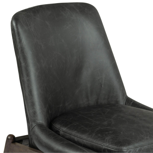 Home Fashion Braden Leather Dining Chair Durango Smoke Set Of 2 By Four Hands