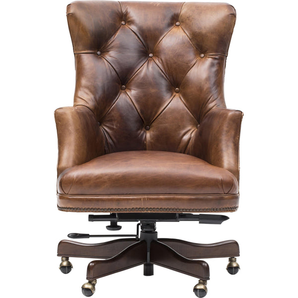 Home Fashion Bradley Executive Leather Office Chair Parthenon Temple