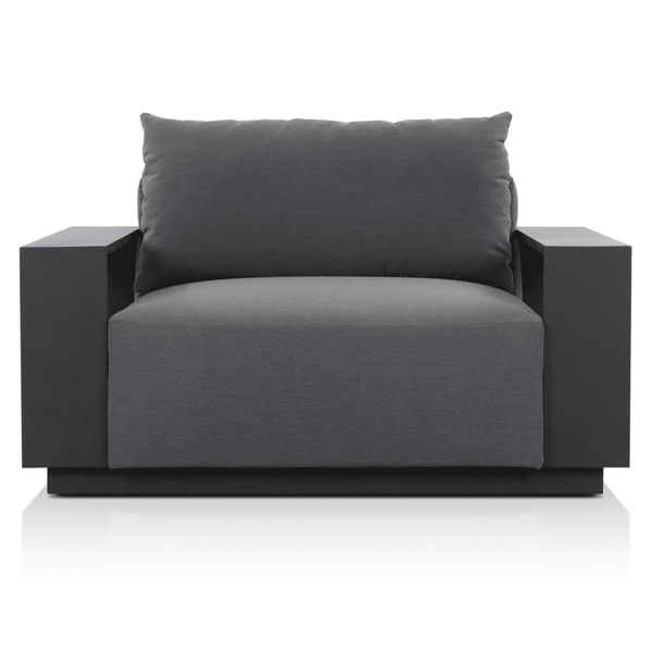 Home Fashion Branford Outdoor Chair Arashi Graphite By Four Hands