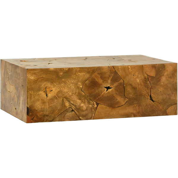 Home Fashion Briar Rectangular Coffee Table Natural