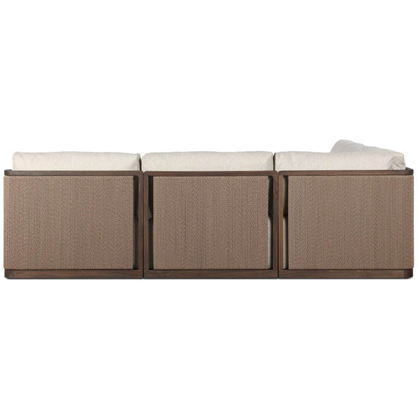 Home Fashion Brio Outdoor 5 Piece Sectional Ellor Beige By Four Hands