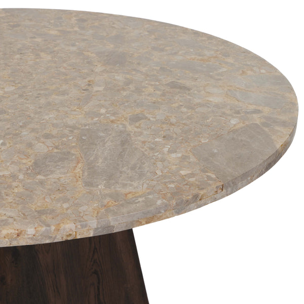 Home Fashion Brisa Round Dining Table Dune Onyx By Four Hands