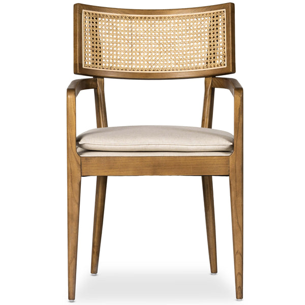 Home Fashion Britt Arm Chair Toasted Nettlewood By Four Hands