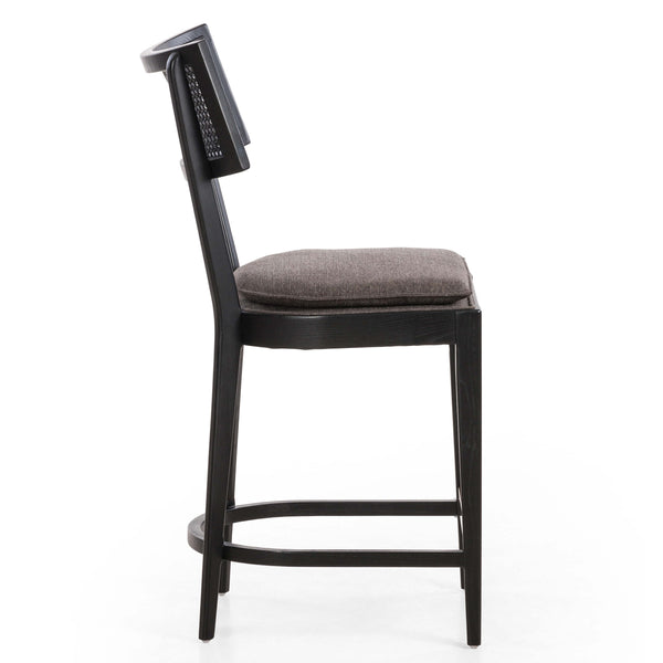 Home Fashion Britt Counter Stool Savile Charcoal By Four Hands