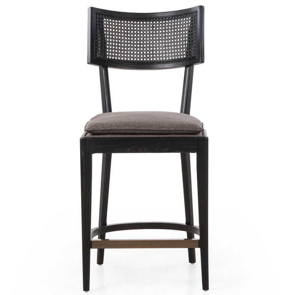 Home Fashion Britt Counter Stool Savile Charcoal By Four Hands