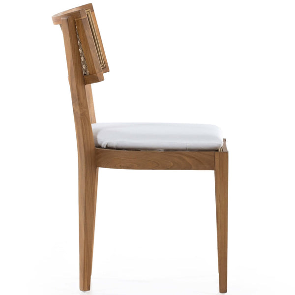 Home Fashion Britt Outdoor Dining Chair Natural Teak Set Of 2 By Four Hands