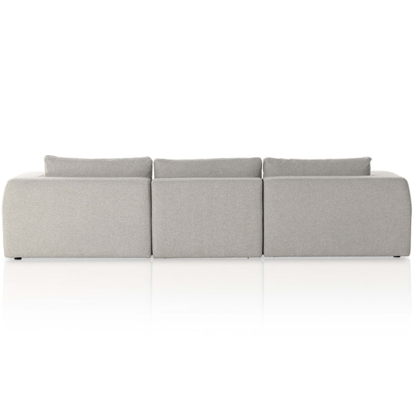 Home Fashion Brylee 3 Piece Sectional Torrance Silver By Four Hands