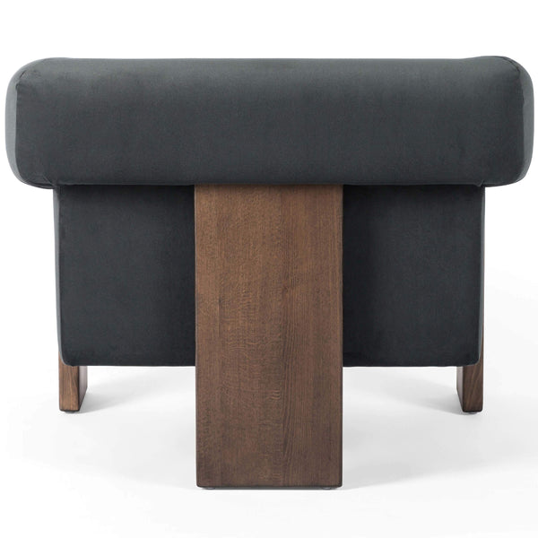 Home Fashion Cairo Chair Modern Velvet Smoke By Four Hands