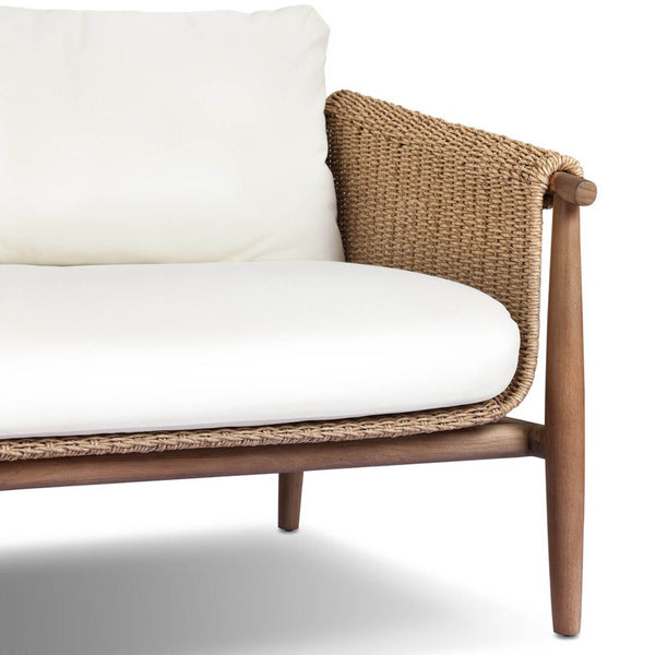 Home Fashion Cambrie 76" Outdoor Sofa Arashi Salt By Four Hands