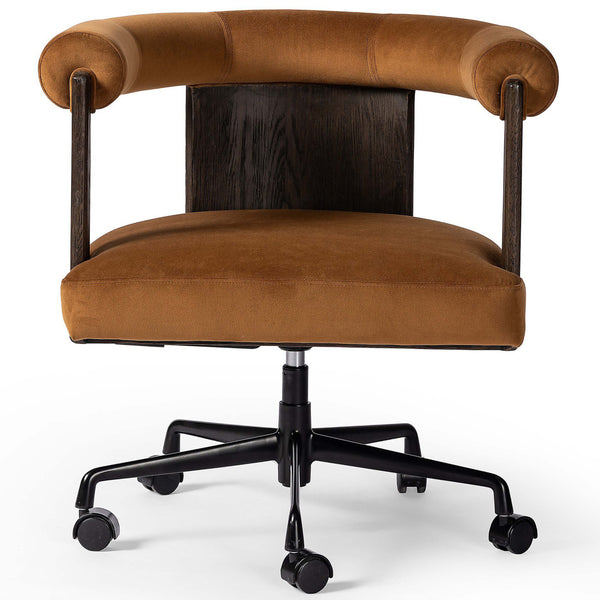 Home Fashion Canon Desk Chair Stax Rust By Four Hands