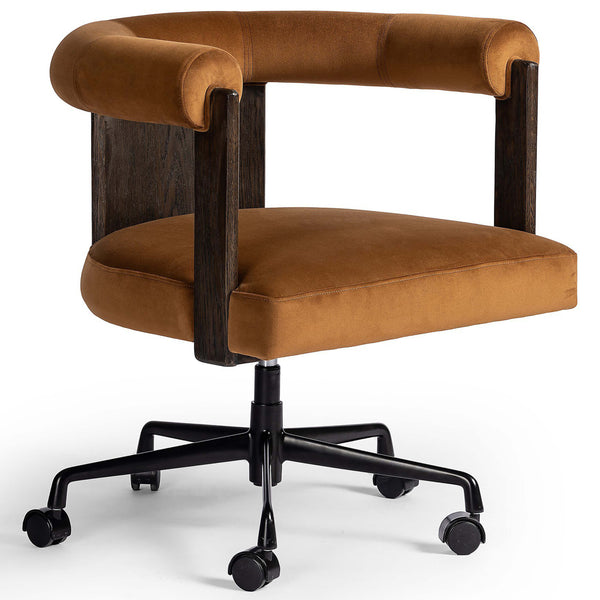 home fashion Canon Desk Chair Stax Rust by Four Hands