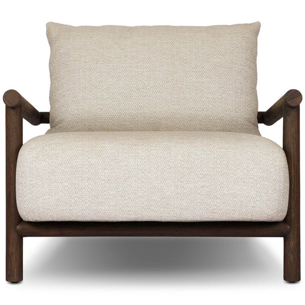 Home Fashion Cardiff Outdoor Chair Stained Saddle Brown By Four Hands