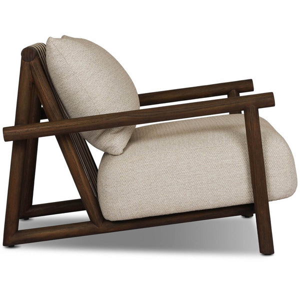 Home Fashion Cardiff Outdoor Chair Stained Saddle Brown By Four Hands