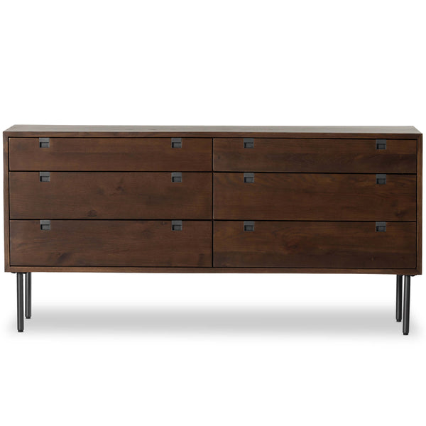 Home Fashion Carlisle 6 Drawer Dresser Russet Oak By Four Hands