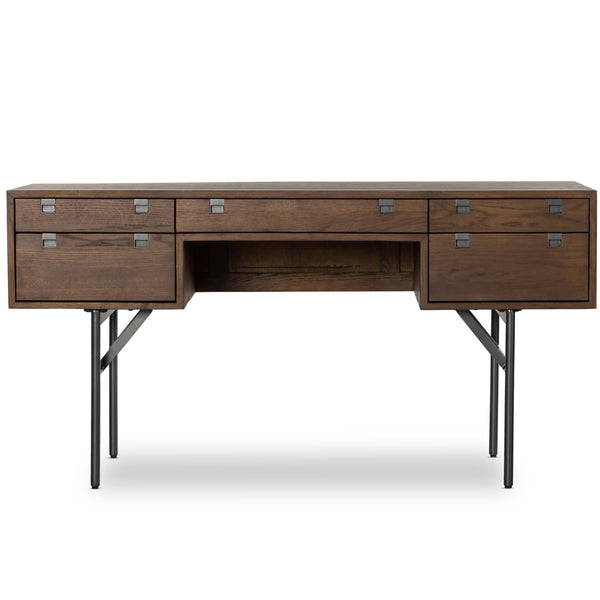 Home Fashion Carlisle Desk Russet Oak By Four Hands