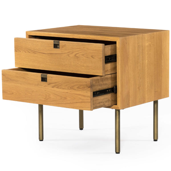 Home Fashion Carlisle Nightstand Natural Oak By Four Hands