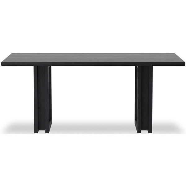 Home Fashion Carmel Dining Table Black Wash By Four Hands