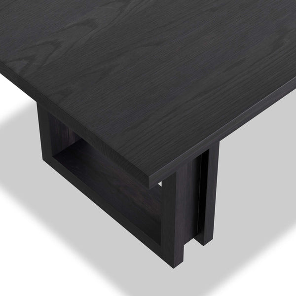 Home Fashion Carmel Dining Table Black Wash By Four Hands