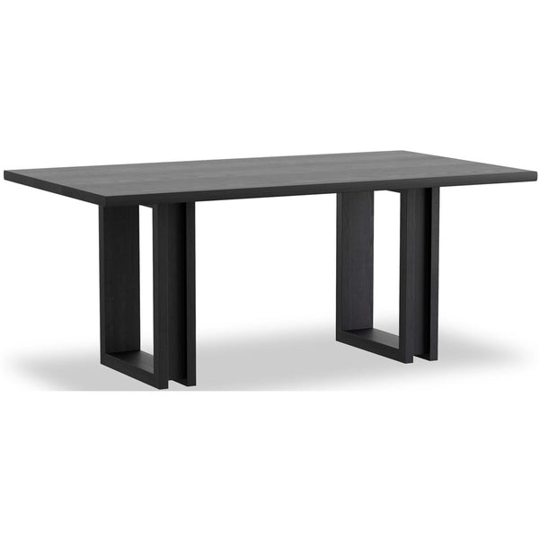 home fashion Carmel Dining Table Black Wash by Four Hands