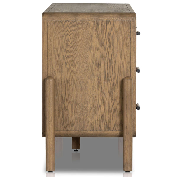 Home Fashion Caroline 6 Drawer Dresser Smoked Oak By Four Hands